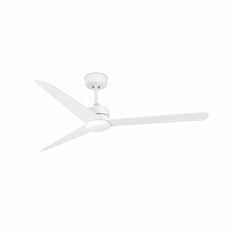 NUU L Ø132cm Matt White ceiling fan with remote control