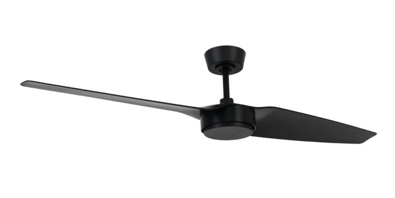 CONDOR Ø137cm Black ceiling fan with remote control