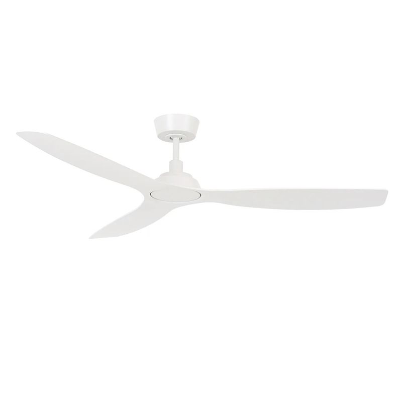 MOTO Ø132cm White ceiling fan with remote control