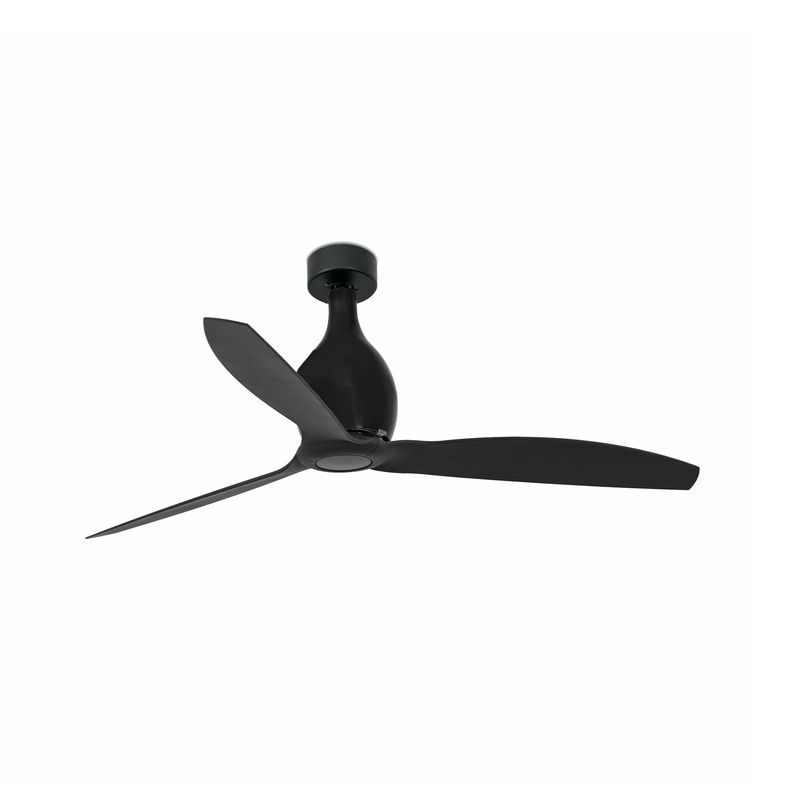 MINI ETERFAN Ø128cm Black Matt/Black Matt ceiling fan with remote control