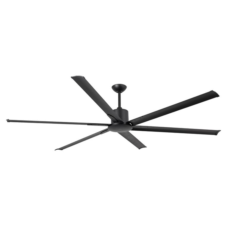 ANDROS Ø215cm Black ceiling fan with remote control