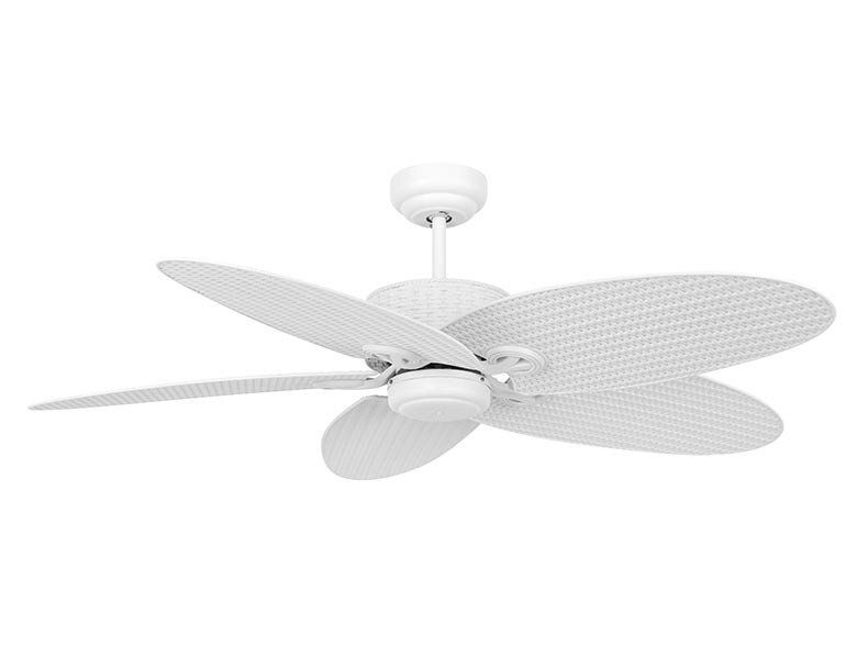 FIJIAN II Ø132cm White ceiling fan with wall control