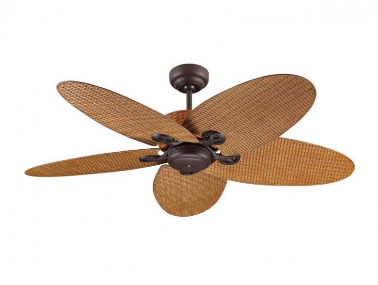 FIJIAN II Ø132cm Coffee ceiling fan with wall control
