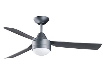 MEGARA Ø122cm outdoor ceiling fan  Titanium with light integrated and remote control
