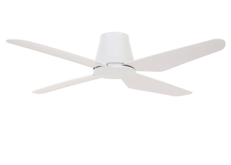 ARIA Ø122cm White flush ceiling fan with remote control