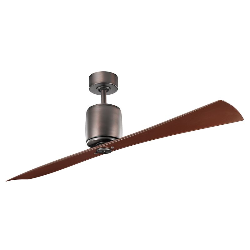 FERRON Ø152cm Oil Brushed Bronze/Oil Brushed Bronze ceiling fan with remote control