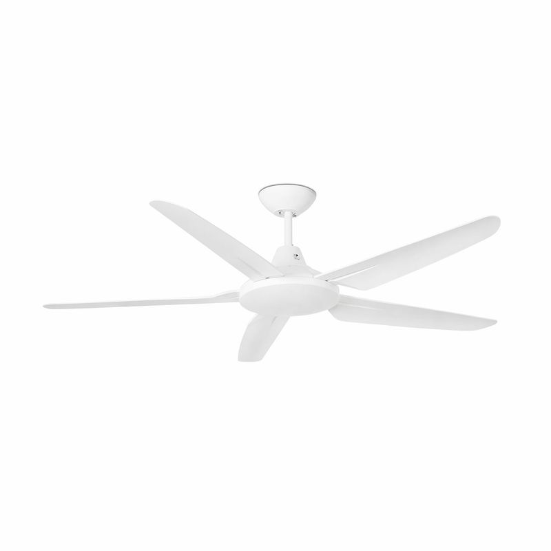MENO Ø135cm White ceiling fan with remote control