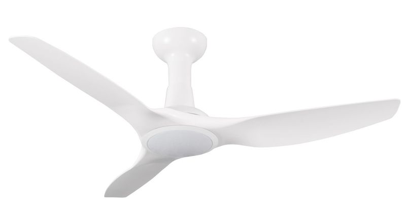 LEVANTE Ø132cm White ceiling fan by MYfancyFAN with light integrated and remote control