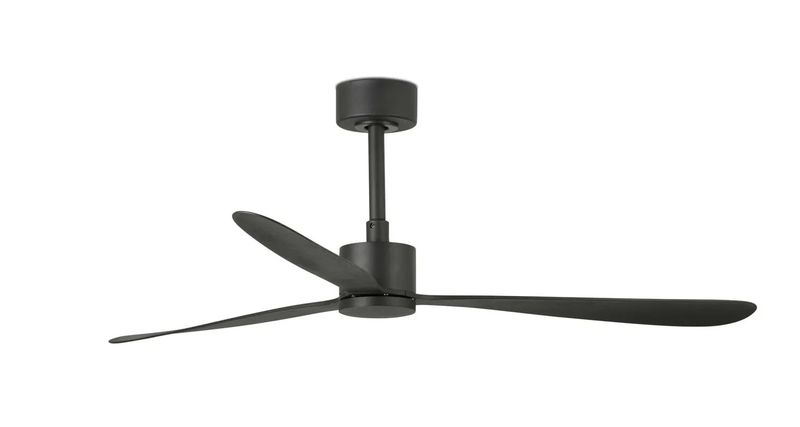 AMELIA Ø132cm Black ceiling fan with remote control