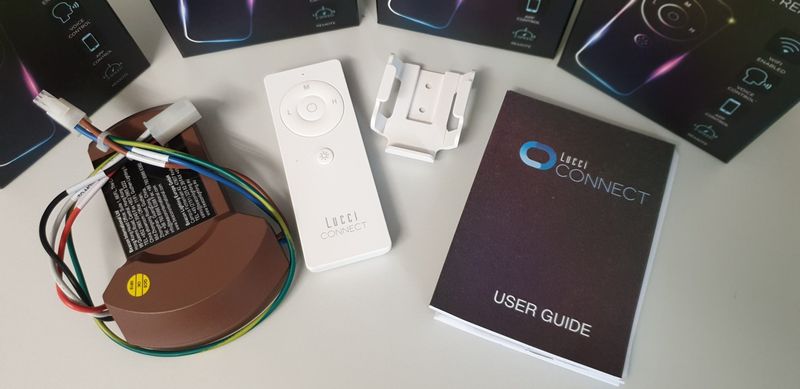 LUCCI CONNECT set WIFI / App and Remote for AC ceiling fans