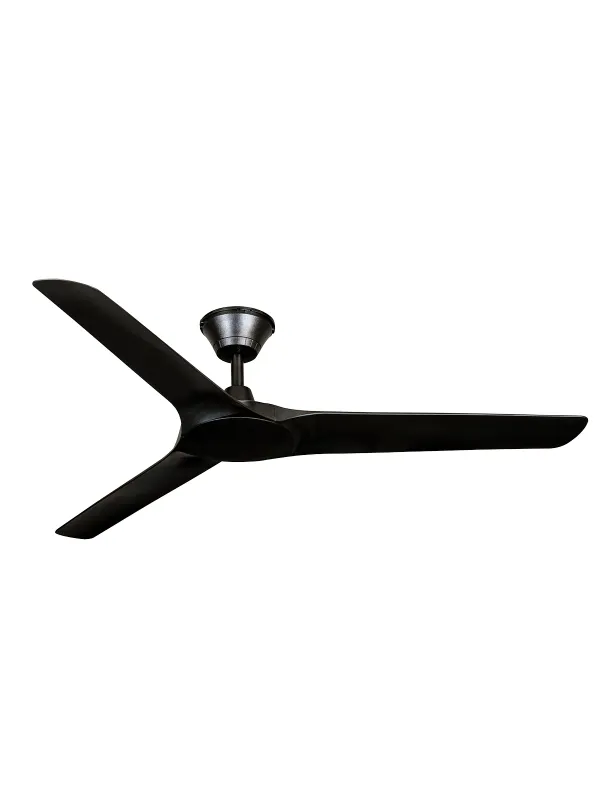 ABYSS Ø142cm IP66 outdoor ceiling fan Black with remote control