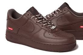 Supreme Air Force 1 &#39;Brown&#39;