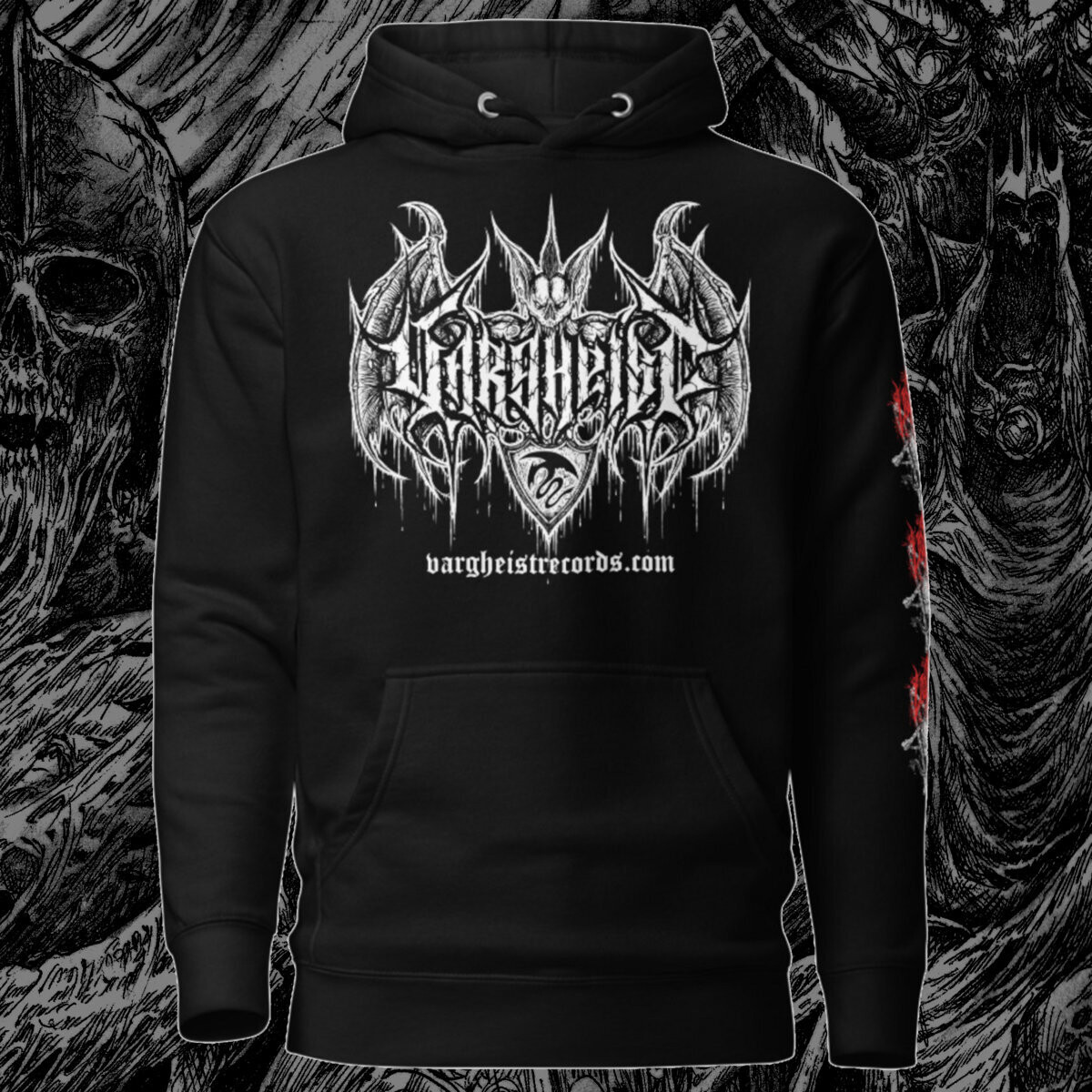 VARGHEIST RECORDS - Logo Hoodie | Death Metal