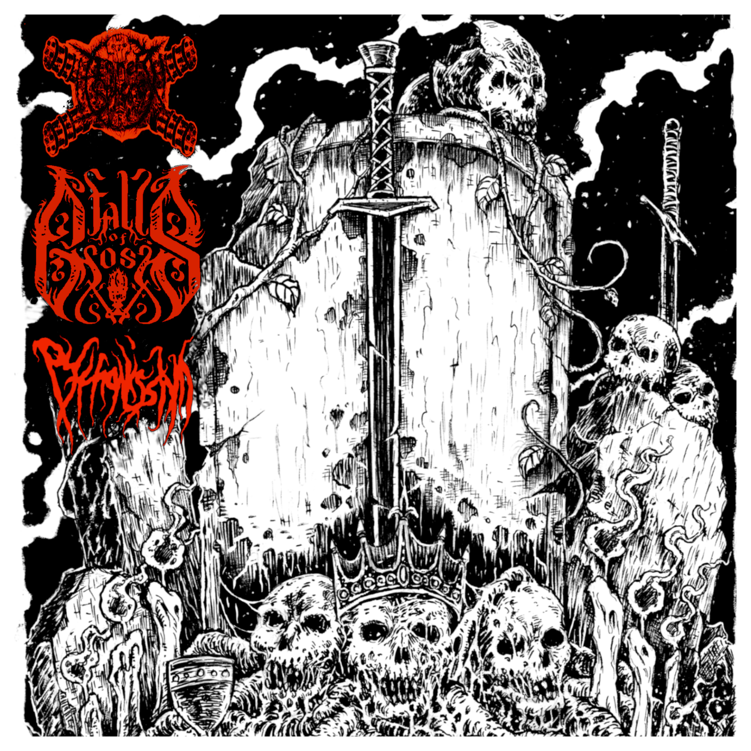 Inner Sphere / Fall of Gnosis / Pythonissam - Imperishable Realm | Death Doom Metal Split CD