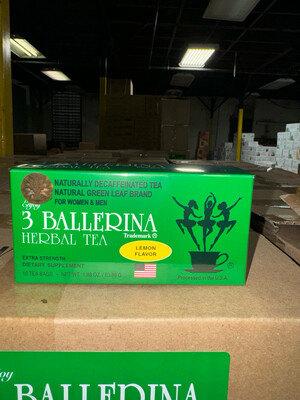 3 Ballerina Lemon Herbal Tea 18 Tea