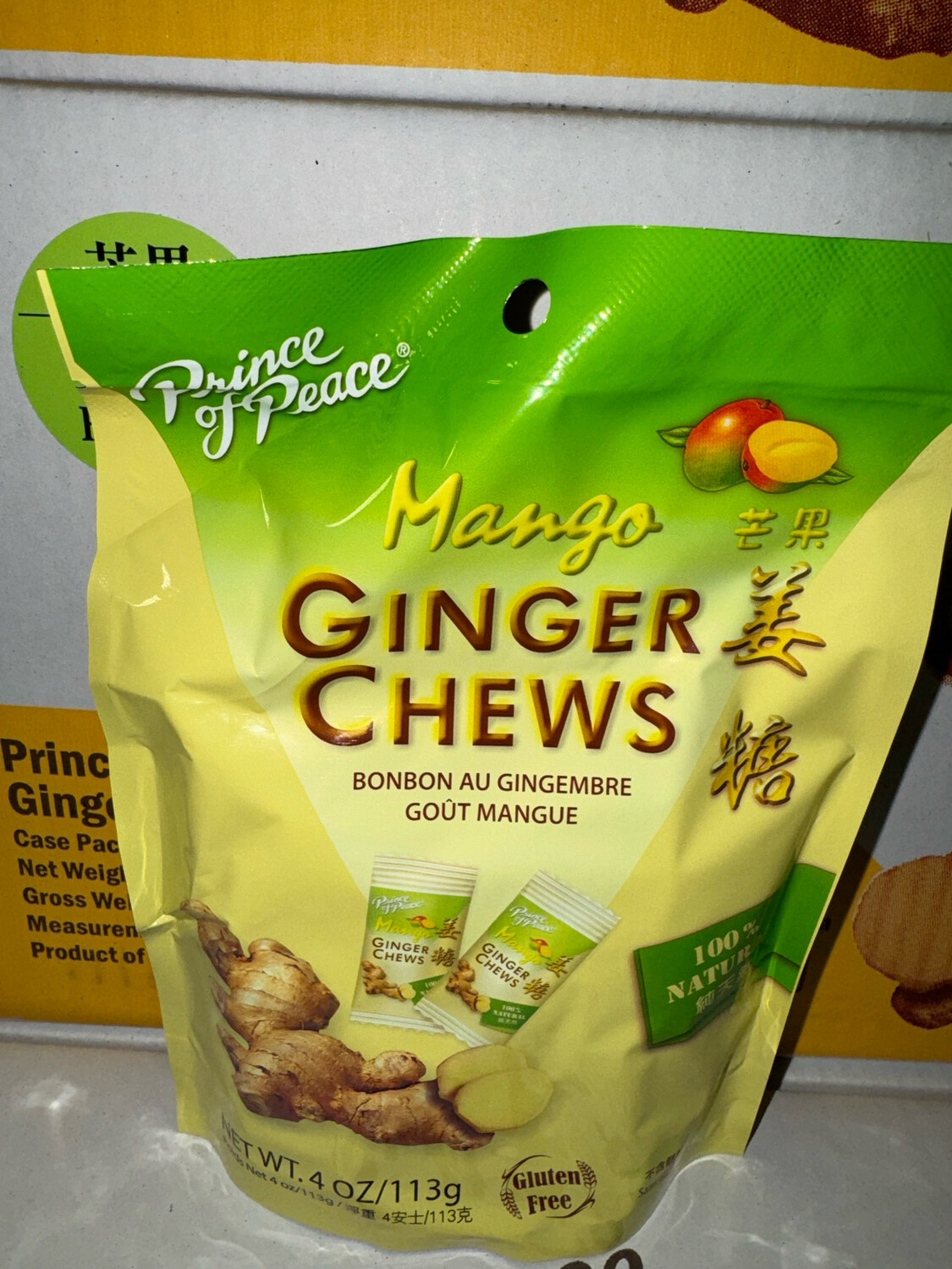 Prince Of Peace Mango Ginger Chew 40*4 Oz