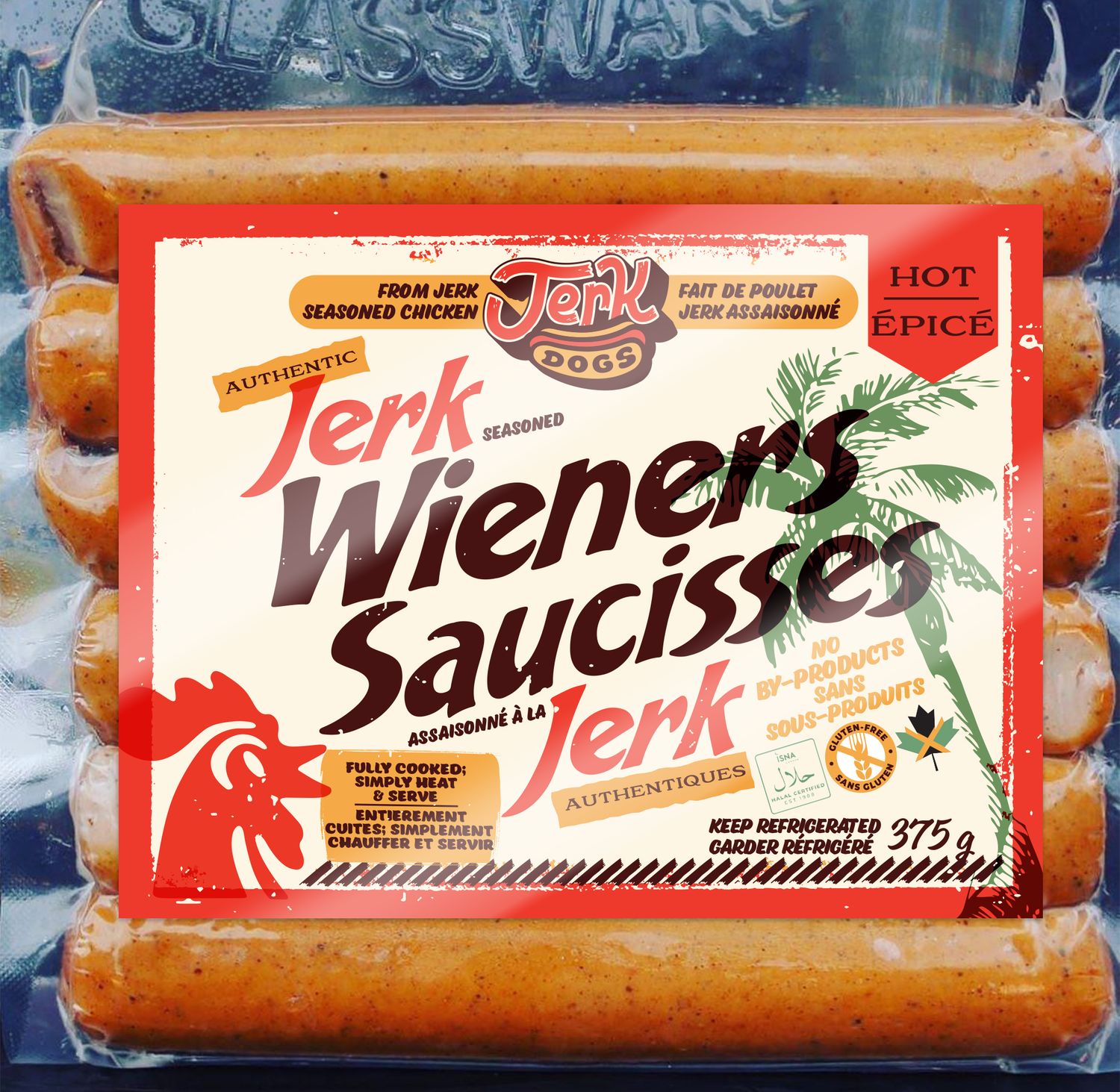 Jerk dogs spicy