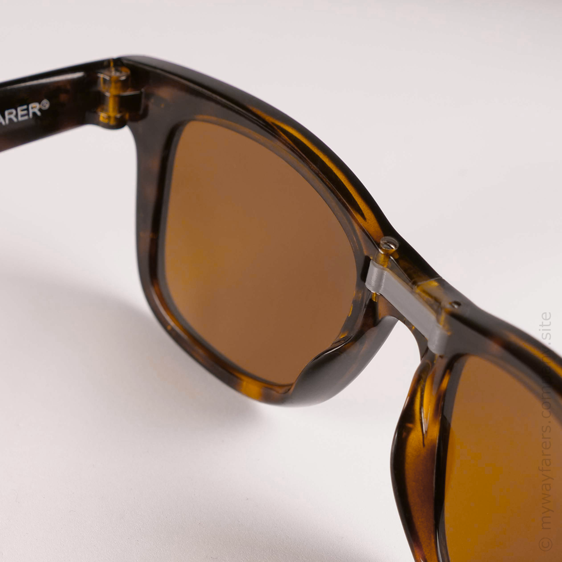 Exclusive Offer: 2 Bridges Replacement Part (2 items) for Ray Ban Folding Wayfarer RB 4105 - (Buy one Get one Free !) - Grey