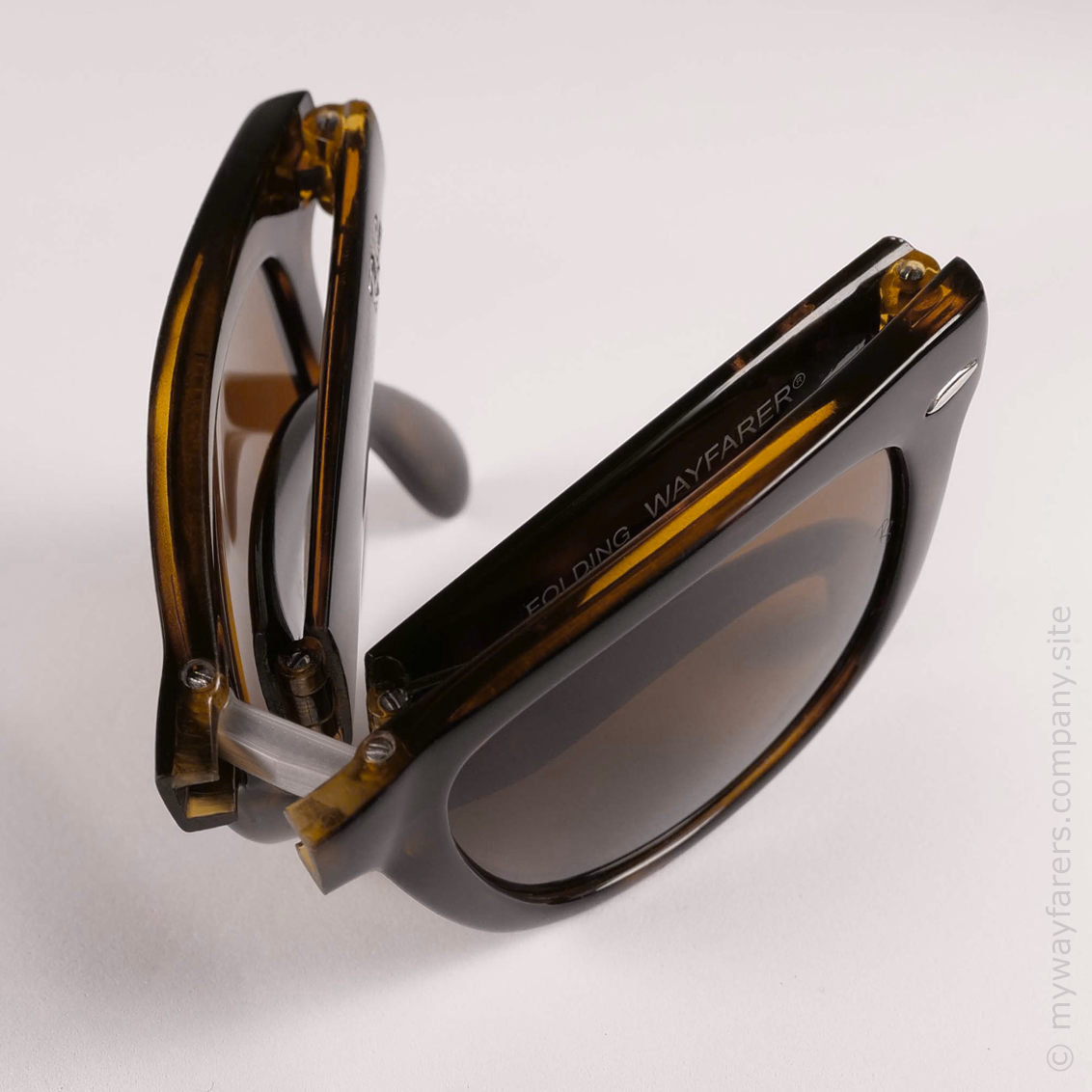 Exclusive Offer: 2 Bridges Replacement Part (2 items) for Ray Ban Folding Wayfarer RB 4105 - (Buy one Get one Free !) - Grey