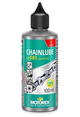 Motorex Chainlube DRY Kettenöl Flasche 100 ml