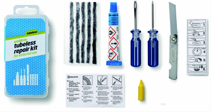 Weldtite Tubeless Reparaturkit gross