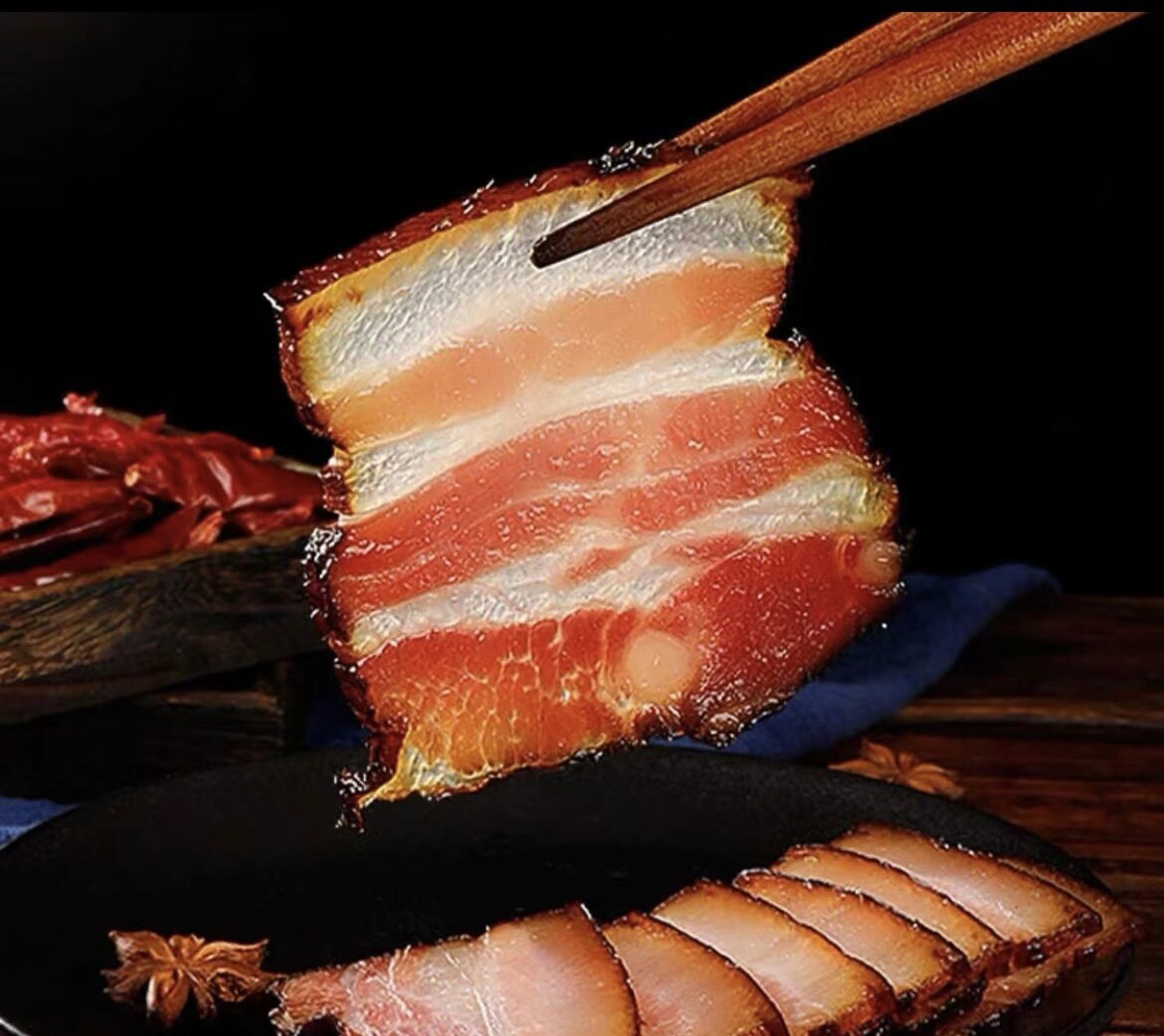 Szechuan-Inspired Smoked Bacon (larou) 四川腊肉 （无防腐剂 亚硝酸盐 无色素）12 oz