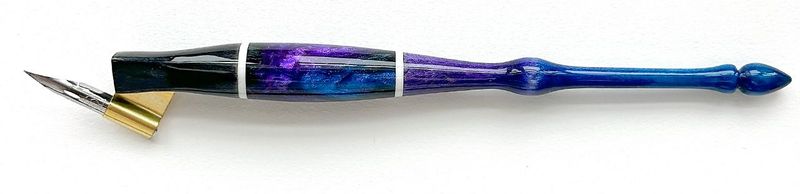 58 | Violet Nebula Curve-E Holder