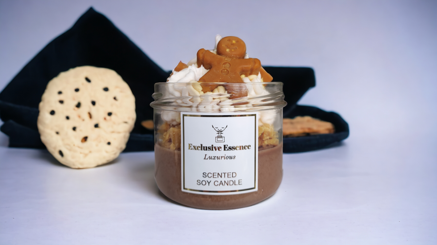 ExclusiveEssence®Cocoa Premium Eco Soy Fragranced Candle