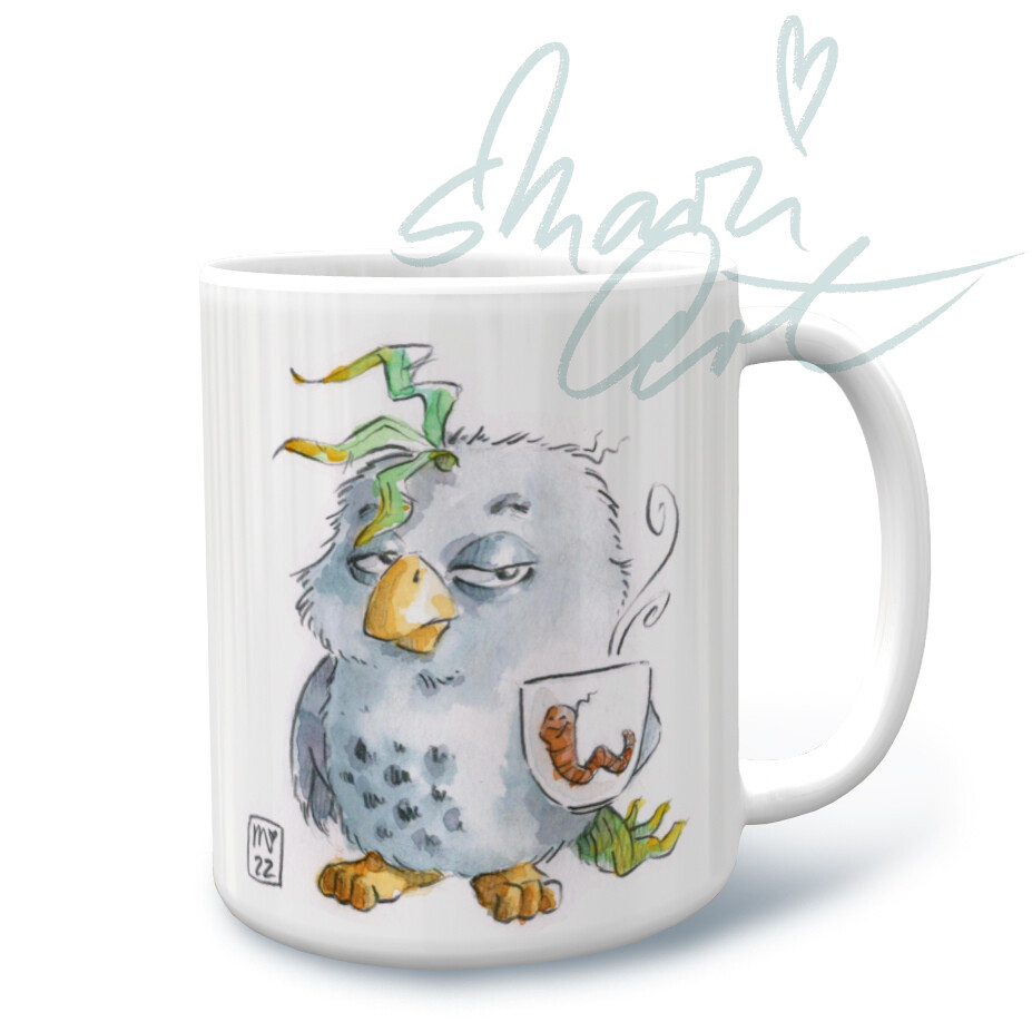 Kaffeebecher - Da ist der Wurm drin