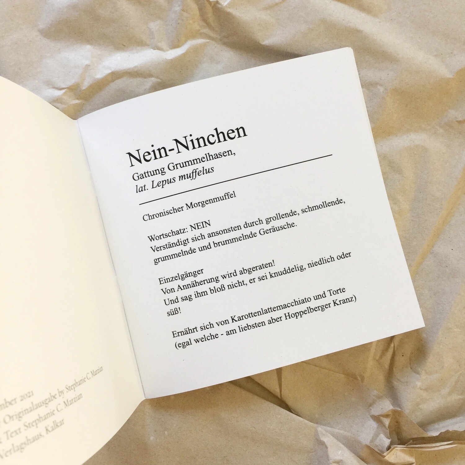 Nein-Ninchen - Das Buch - Sprüche &amp; Zeichnungen vom Grummelhasen