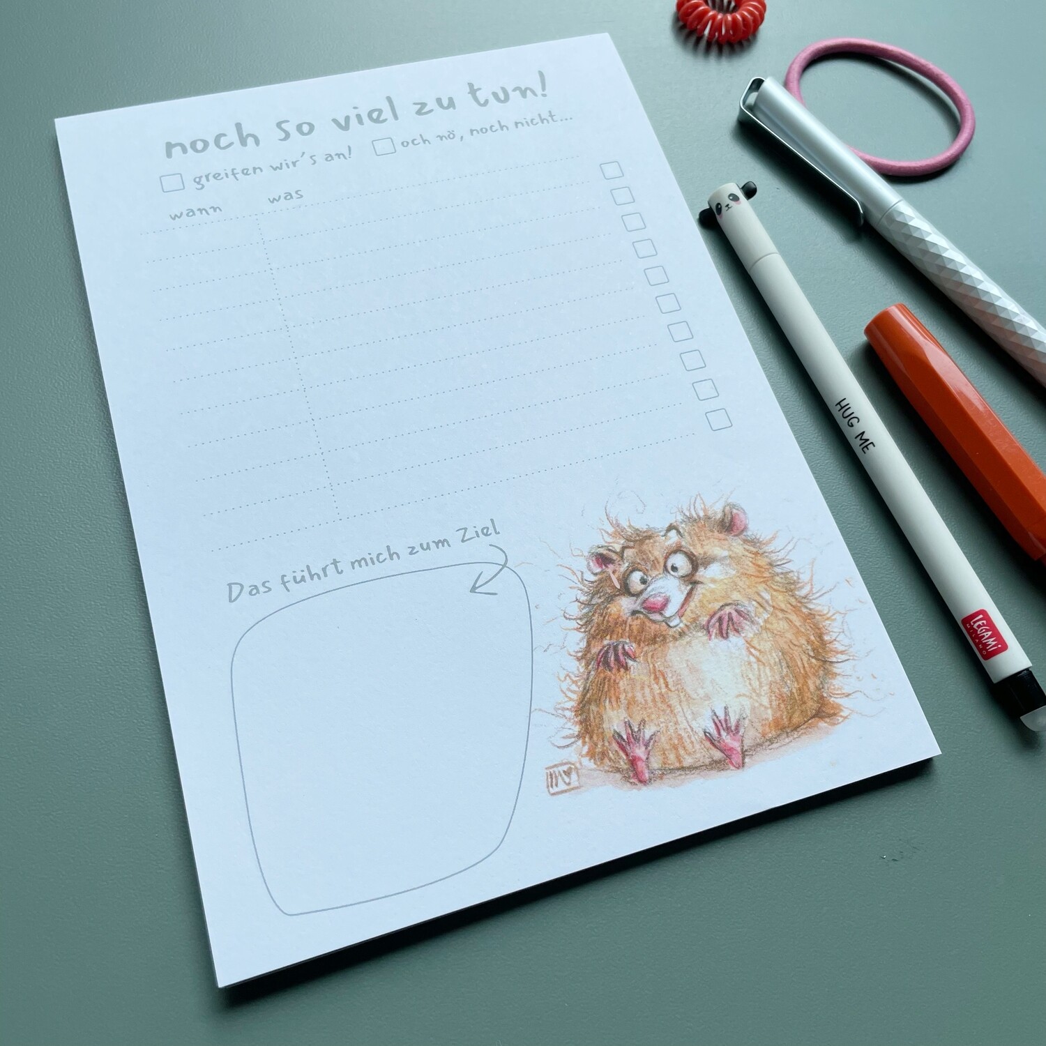 Notizblock ToDo - Crazy Hamster