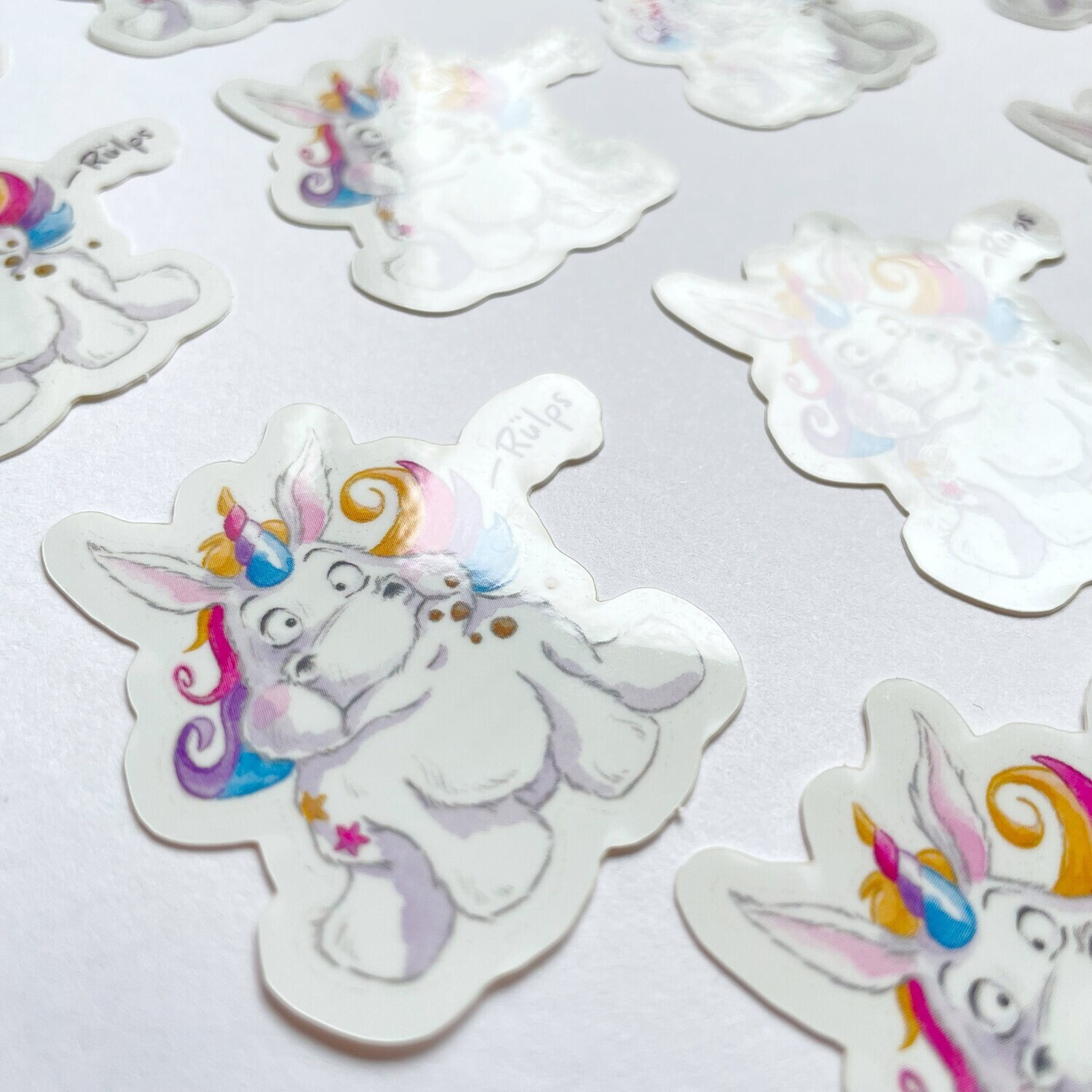Sticker Regenbogen-Einhorn - Rainbow Unicorn - 1 Stück