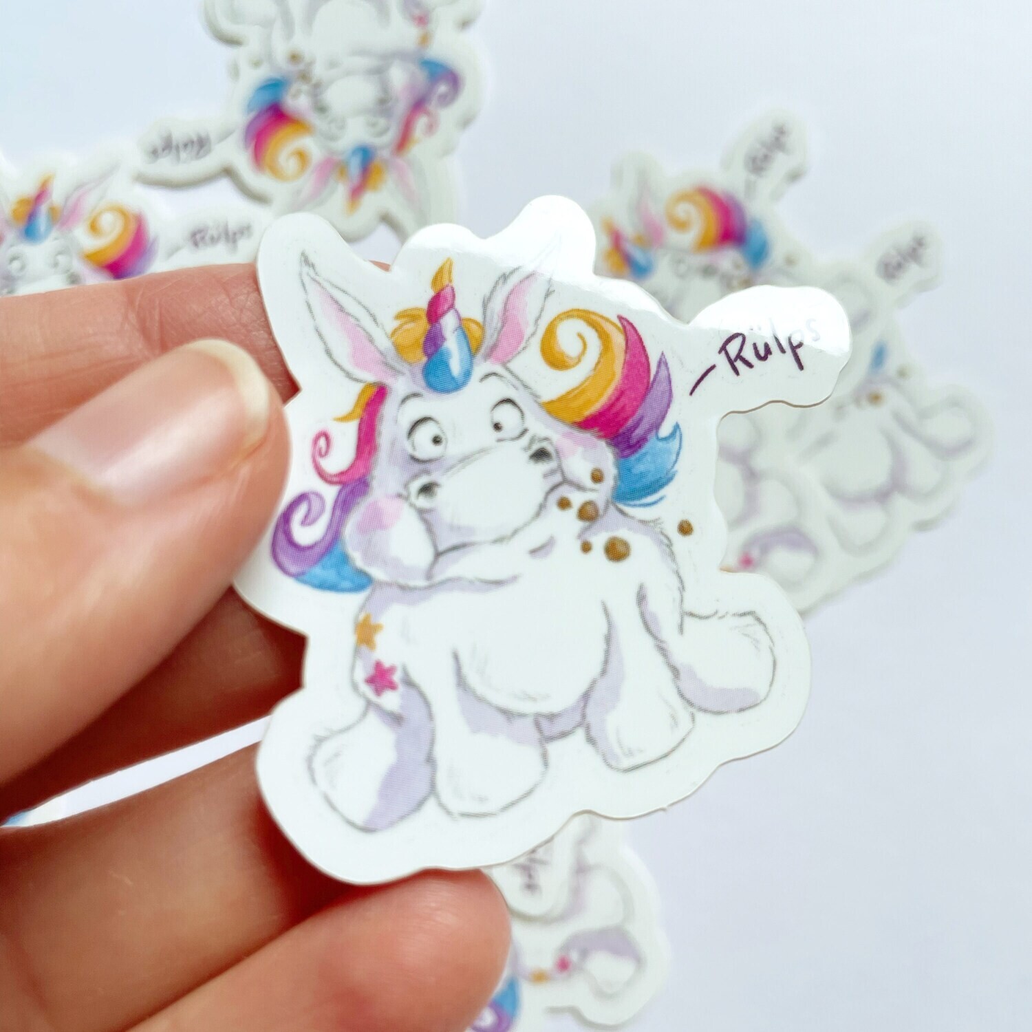 Sticker Regenbogen-Einhorn - Rainbow Unicorn - 1 Stück