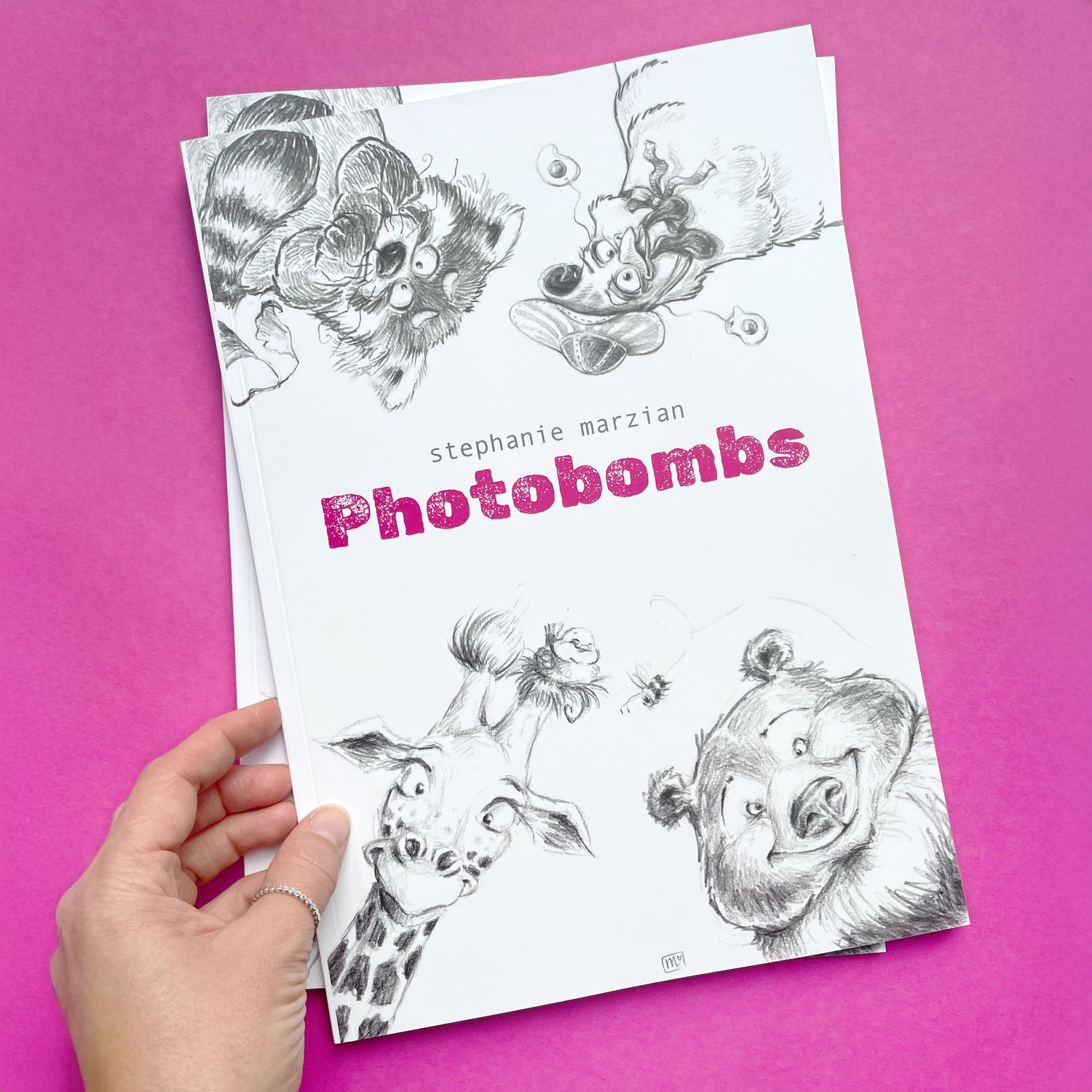 Buch &quot;PHOTOBOMBS&quot; - Softcover mit 48 Seiten DIN A4, HANDSIGNIERT