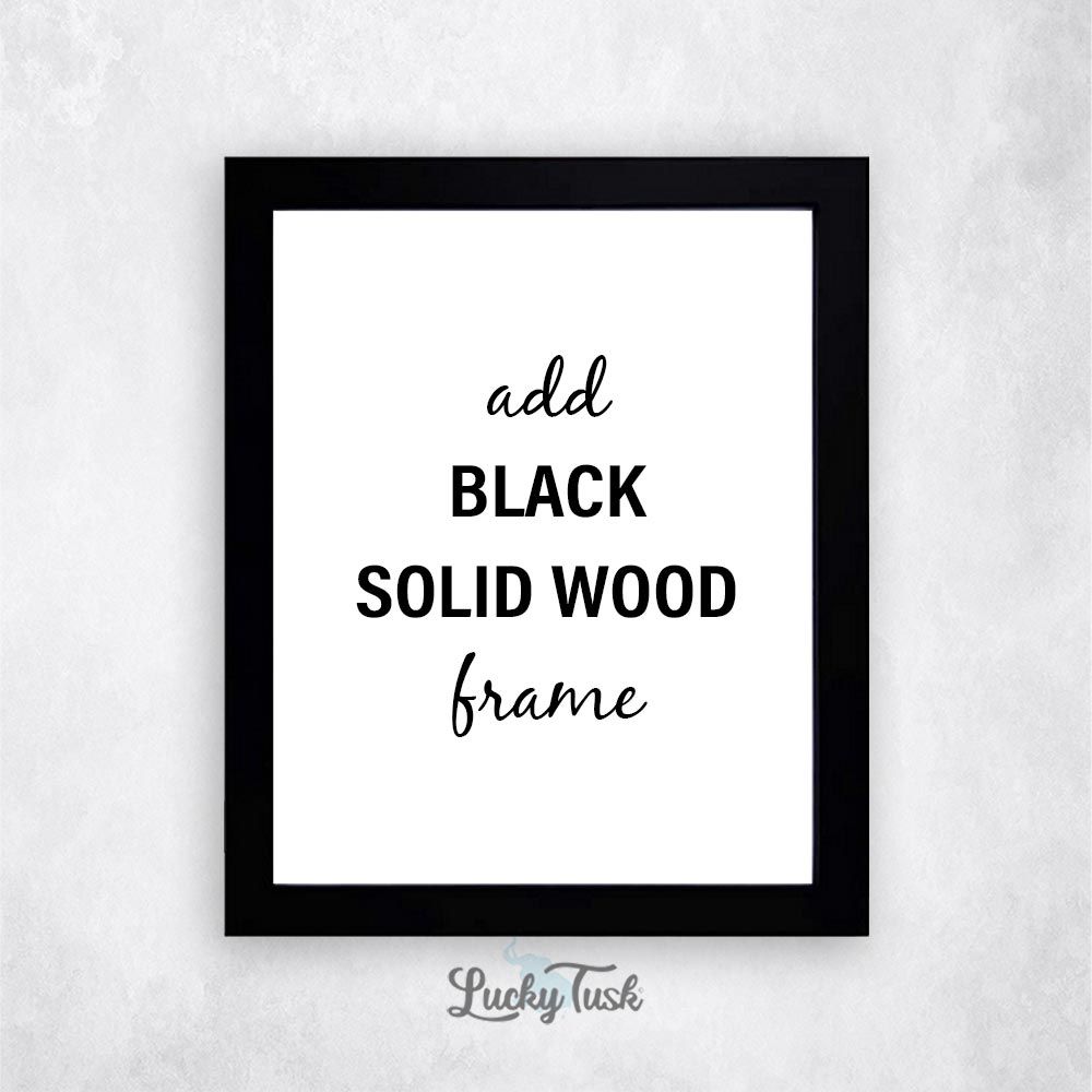 Black Frame 5x7