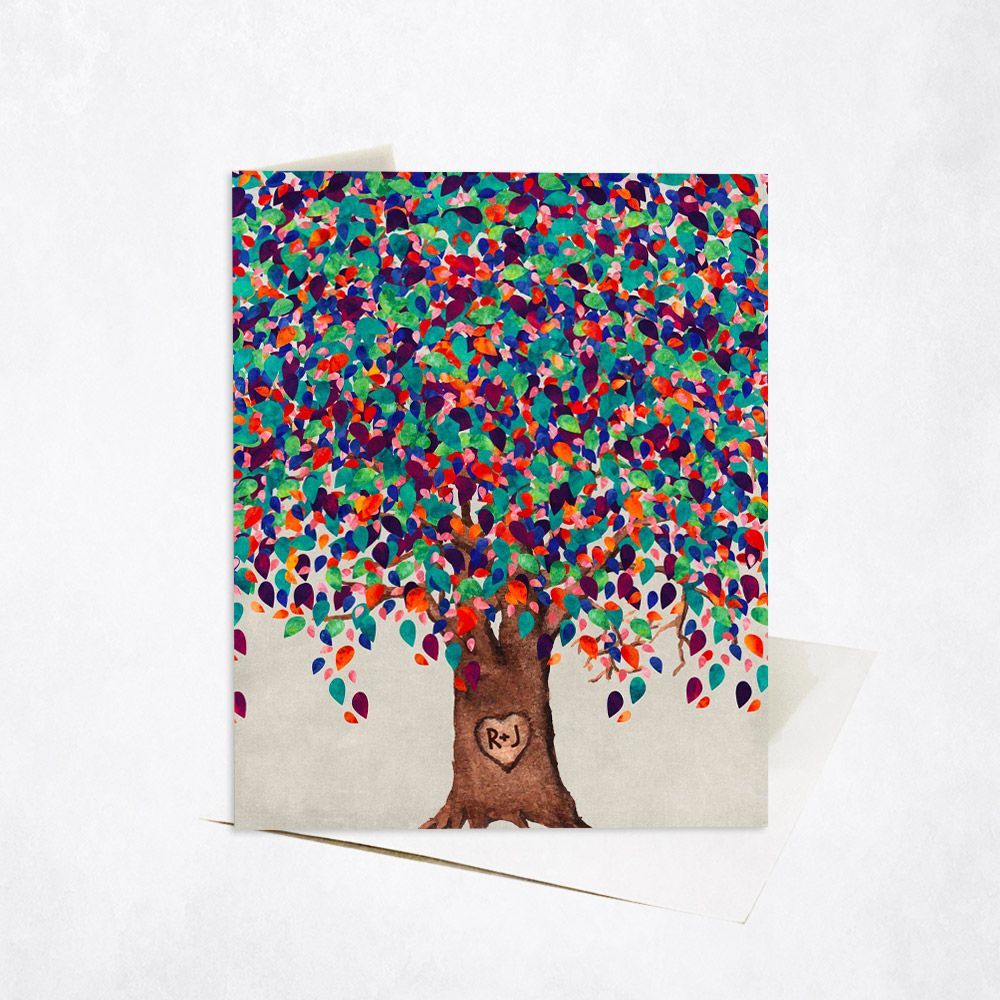 #1 Best Seller - Willow Tree Closeup Anniversary Card Gift for Couple C-1199