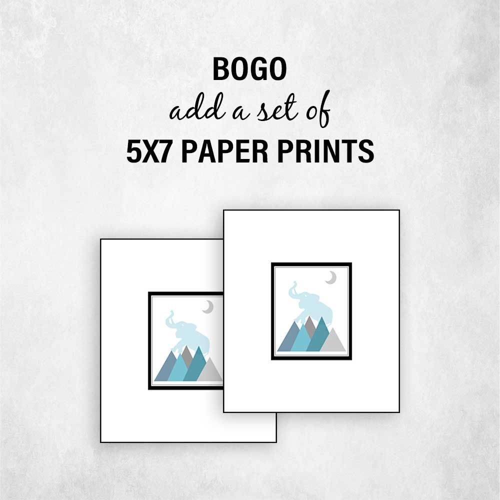 BOGO Set of 5x7 Paper Prints