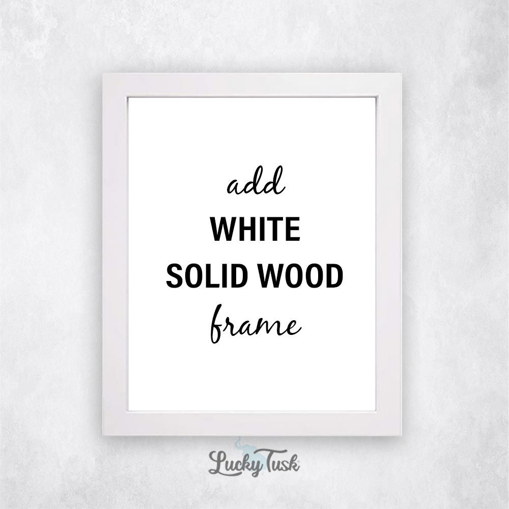 White Frame 5x7