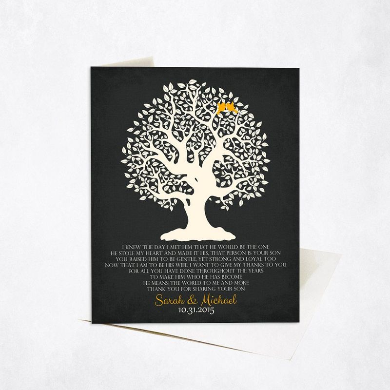 Knotty Tree Wedding Card Gift for Mother Of The Groom C-1124