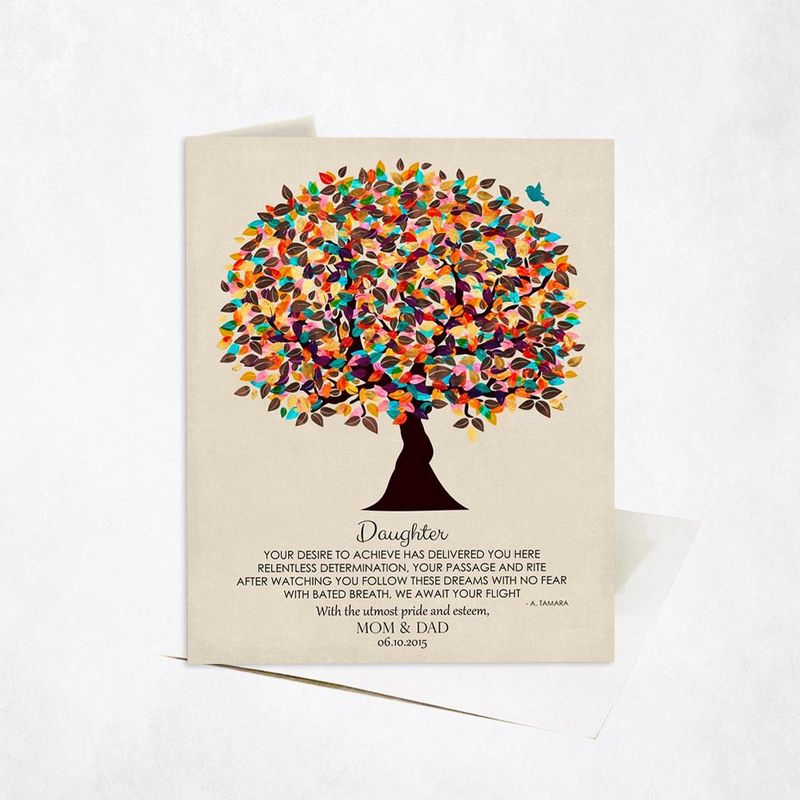 Late Spring Tree graduation Card Gift for Daughter C-1310