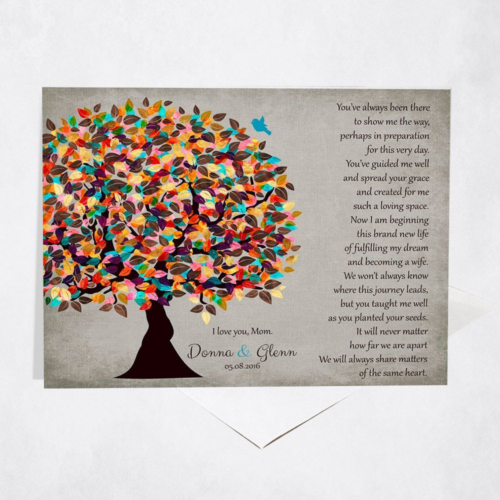 Late Spring Tree Wedding Card Gift for Mom C-1315