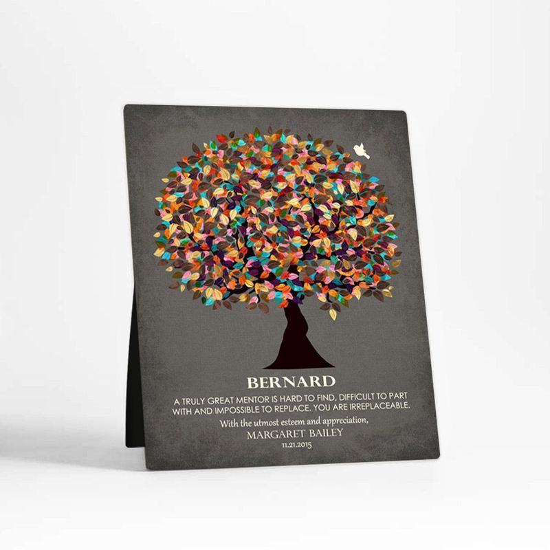 #1 Best Seller - Late Spring Tree Leadership Appreciation Desktop Plaque Gift for Mentor D-1320