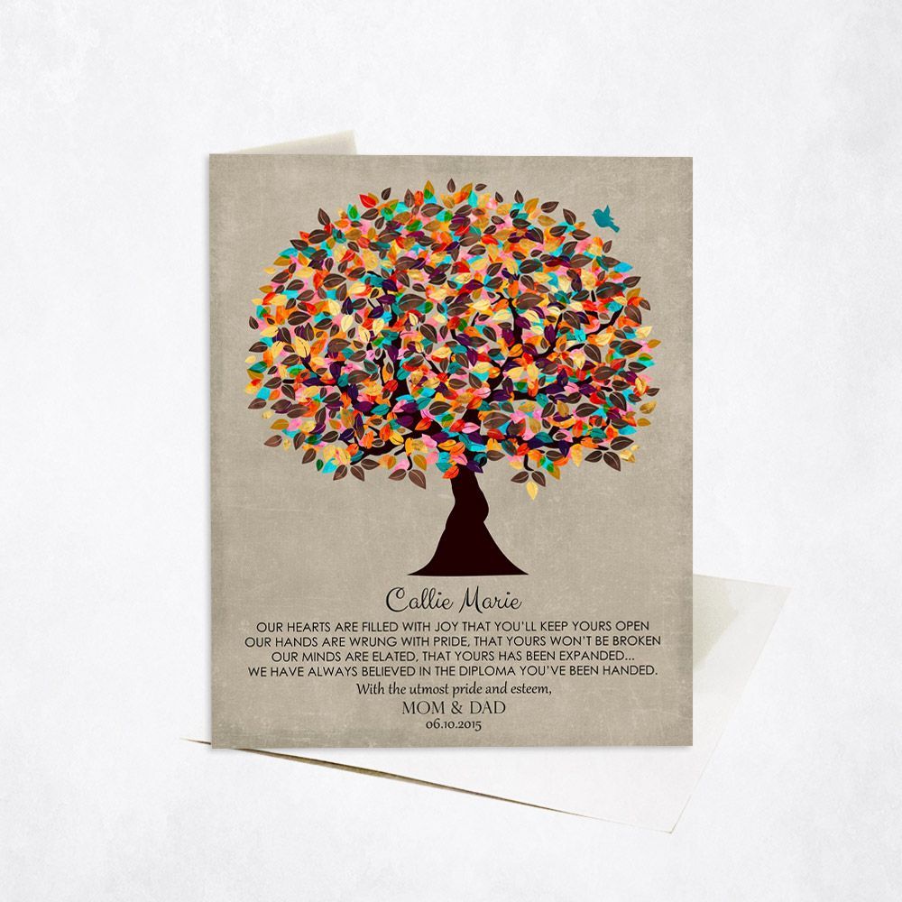 Late Spring Tree graduation Card Gift for Daughter C-1309