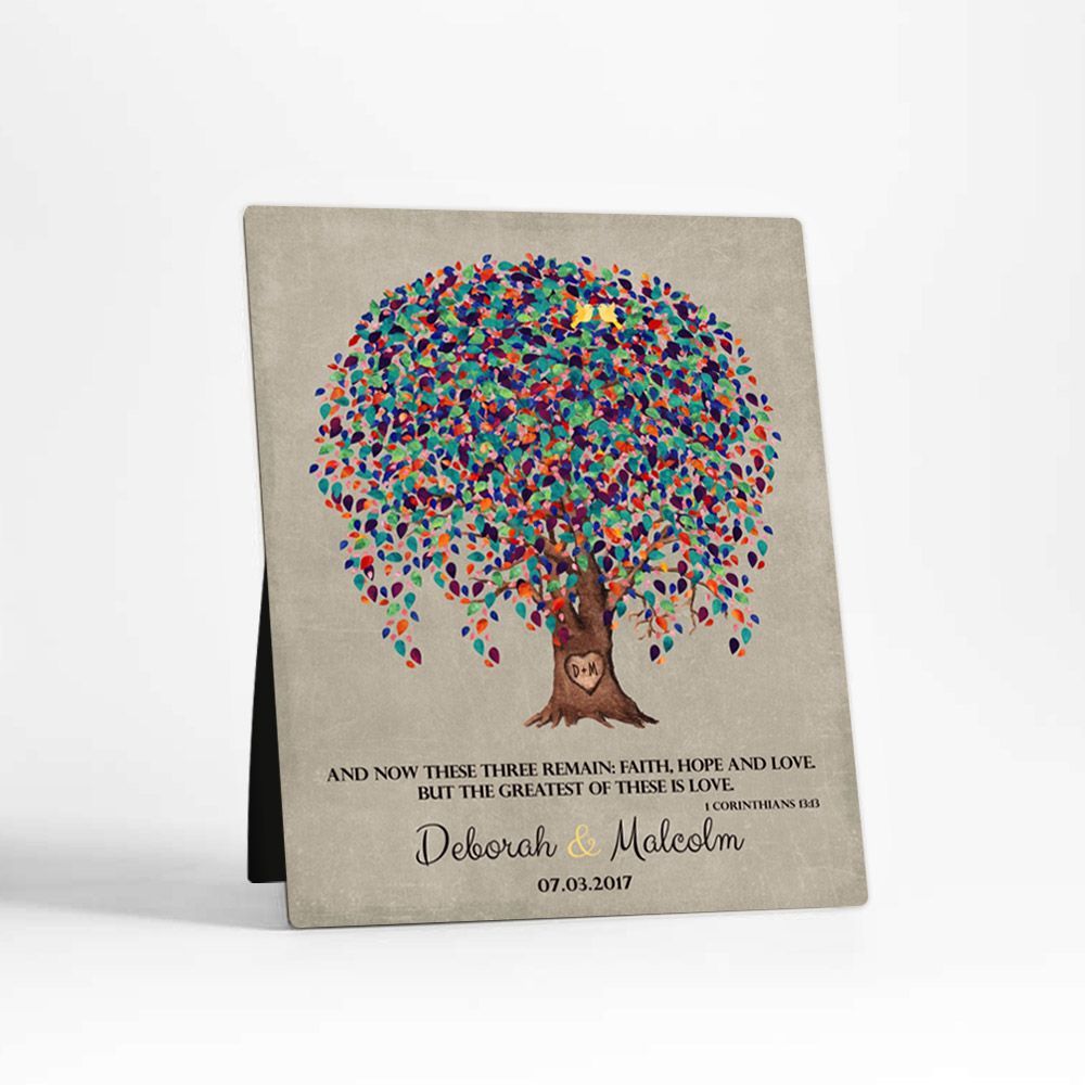 Willow Tree Anniversary Desktop Plaque Gift for Couple D-1507