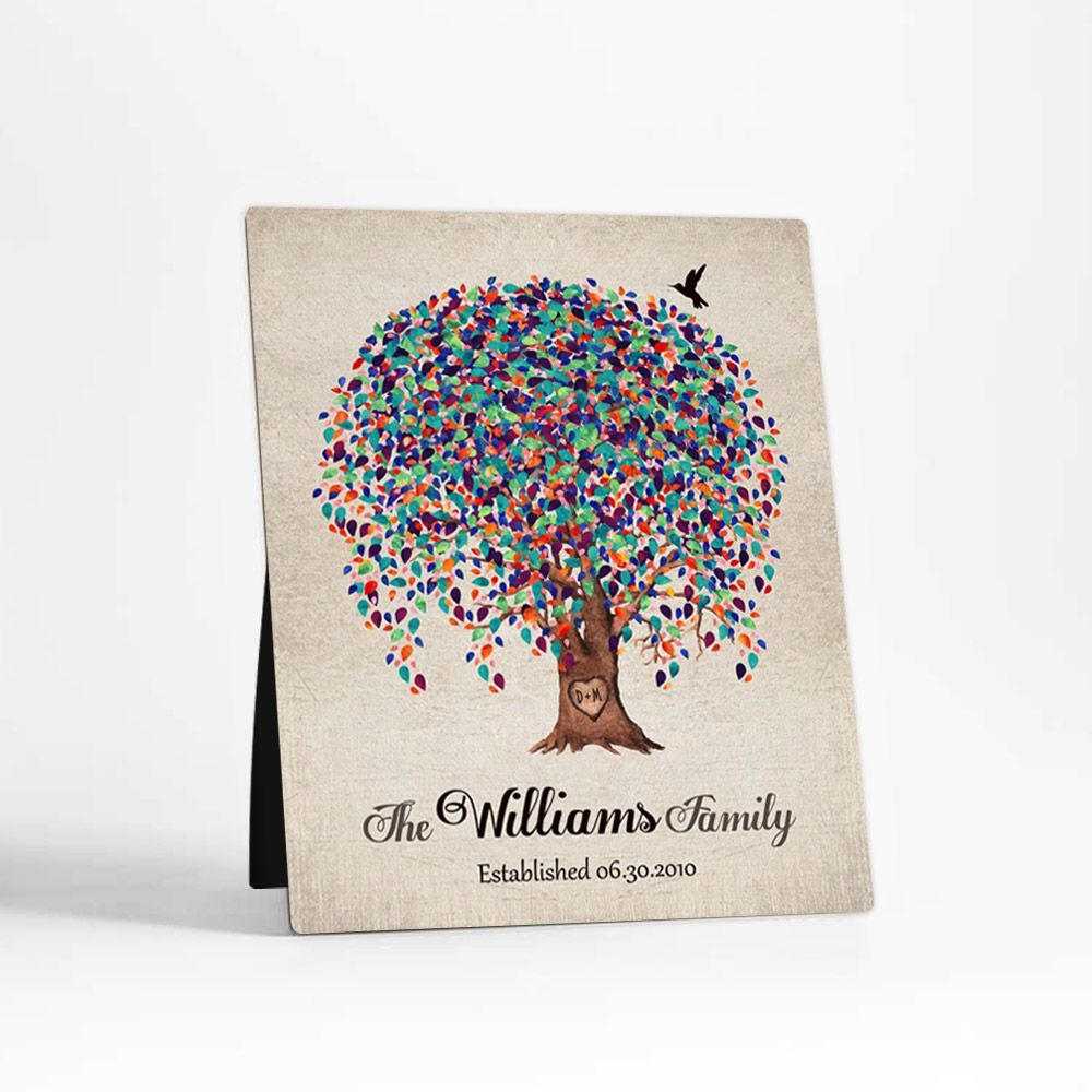 Willow Tree 10th Anniversary Desktop Plaque Gift for Couple D-1516