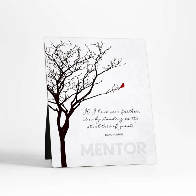 Bare Tree Leadership Appreciation Desktop Plaque Gift for Mentor D-1831
