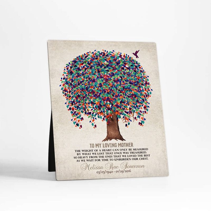 Willow Tree Memorial Desktop Plaque Gift for Bereaved Children D-1242