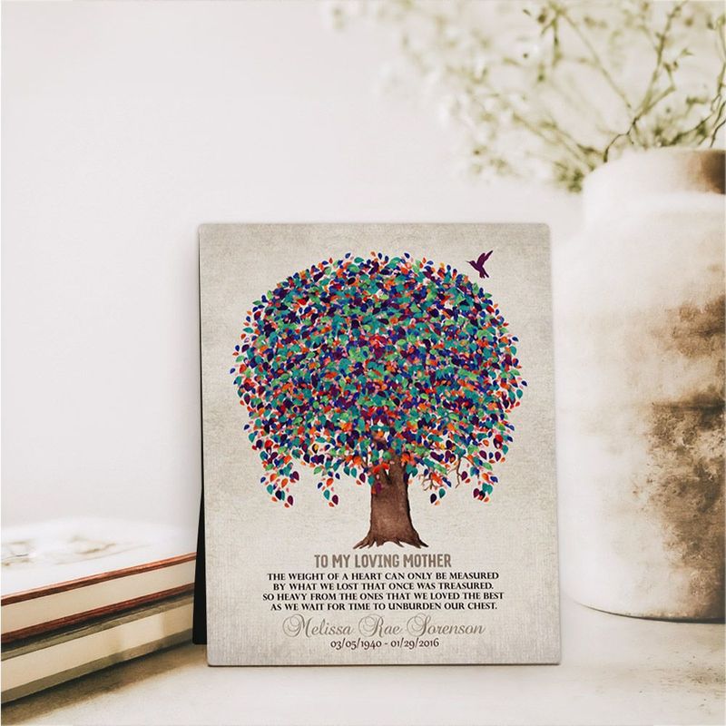 Willow Tree Memorial Desktop Plaque Gift for Bereaved Children D-1242