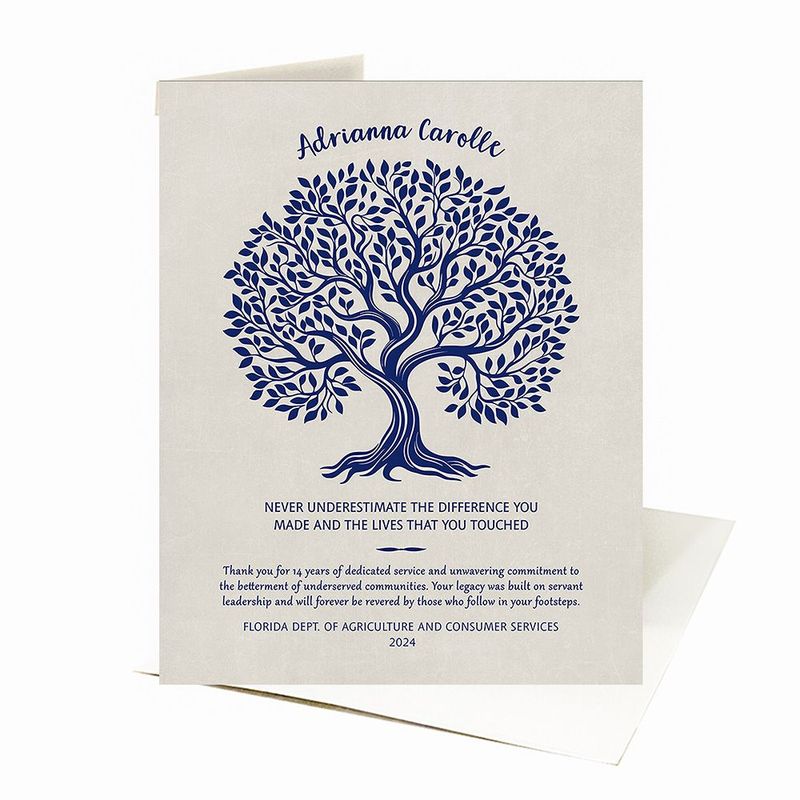 Never Underestimate the Difference You Made Legacy Retirement Card Gift for Employee C-2143