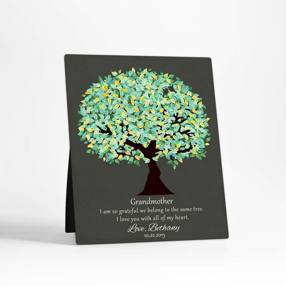 Canopy Tree Family Appreciation Desktop Plaque Gift for Grandparent D-1185